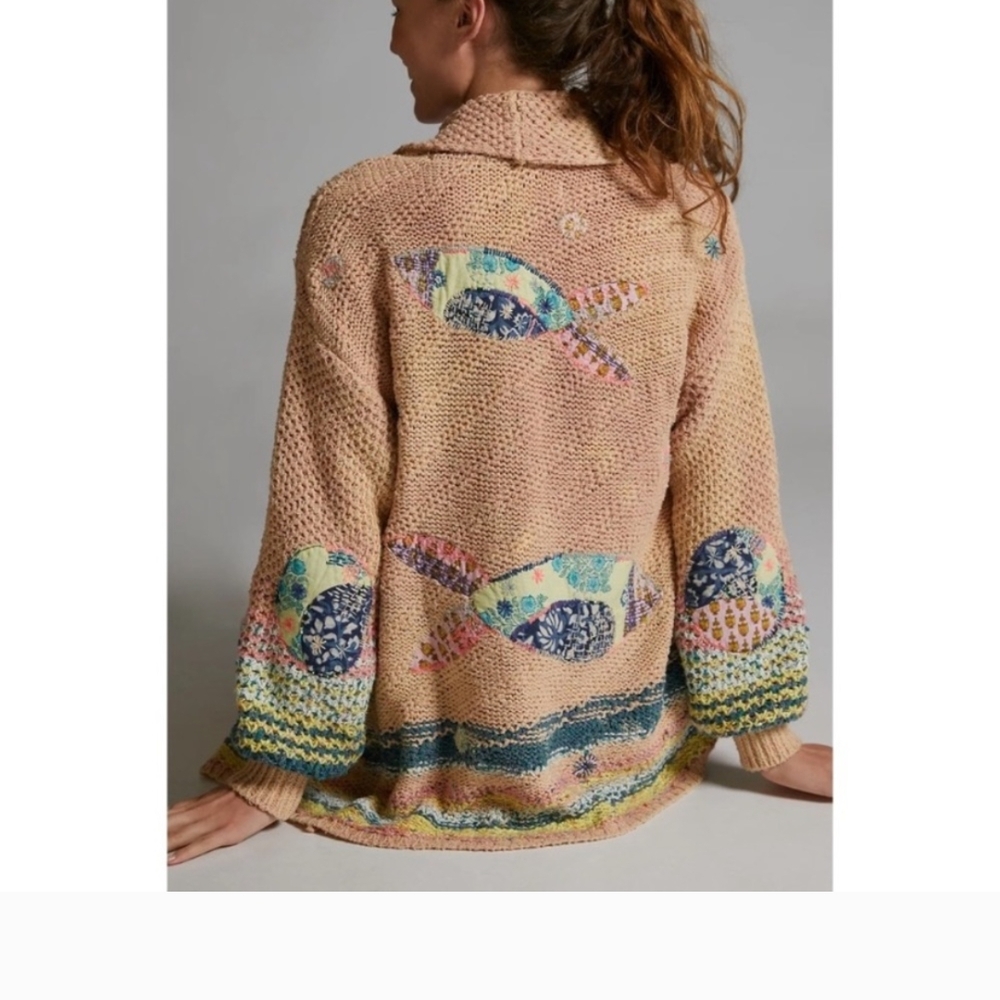 Pilcro Anthropologie Good Omen Cardigan